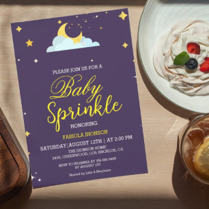 Minimalistische verjaardagsfeestje voor baby borre kaart