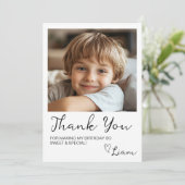 Minimalistische verjaardagsfoto voor kinderen - be kaart (Staand voorkant)