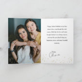 Minimalistische Verjaardagskaarten met Vertraging  Kaart (Binnen)