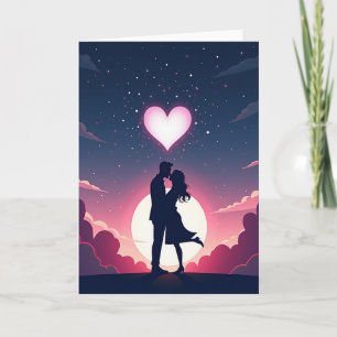 Minimalistische Verliefde Kaart