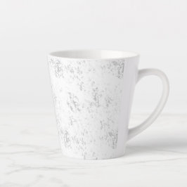 Minimalistische, versleten academische textuur latte mok