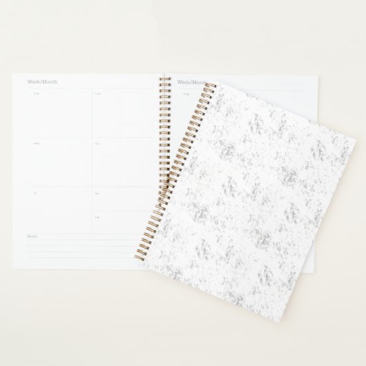 Minimalistische, versleten academische textuur planner (Display)