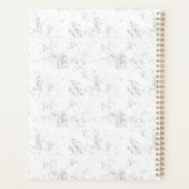 Minimalistische, versleten academische textuur planner (Achterkant)