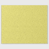 Minimalistische verspreide gele strepen cadeaupapier (Vlak)