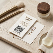 Minimalistische Verticale QR Code | Aardtint | Sch Visitekaartje