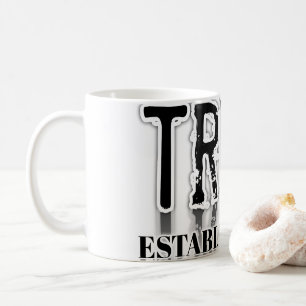 Minimalistische 'Vertrouw' typografie koffiemok – 