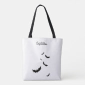 Minimalistische "Vertrouwen" Typography Tote Tas – (Achterkant)