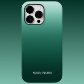 Minimalistische vervaging in groene tinten met naa Case-Mate iPhone case