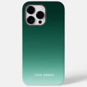 Minimalistische vervaging in groene tinten met naa Case-Mate iPhone case (Achterkant)