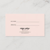 Minimalistische verwijzing naar penseel met Blush  (Achterkant)