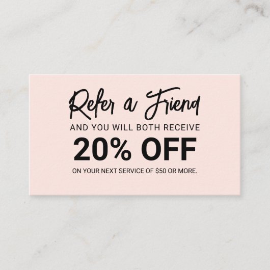 Minimalistische verwijzing naar penseel met Blush  (Voorkant)