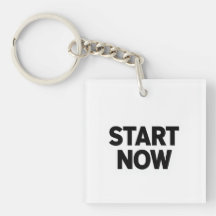 Minimalistische vetgedrukte start nu tekst