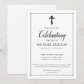 Minimalistische viering van het leven Orthodoxe kr Kaart (Voorkant / Achterkant)