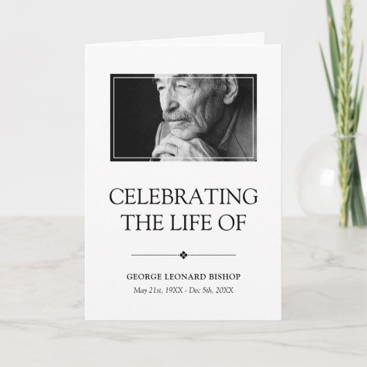 Minimalistische Viering van het Programma (Voorkant)