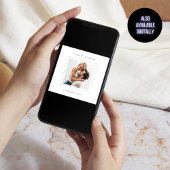 Minimalistische vierkante foto bruiloft avond part kaart