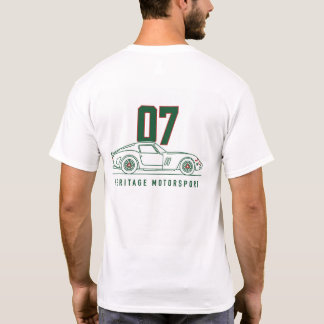 Minimalistische Vintage Grand Prix No 07 Blockcore T-shirt