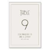 Minimalistische vintage kaart (Achterkant)