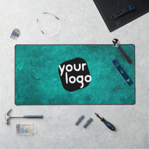 Minimalistische Vintage Zakelijke Voeg Uw Logo Tea Bureaumat