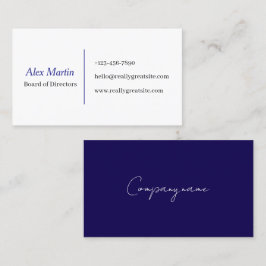 Minimalistische Visitekaart voor Professionals Visitekaartje