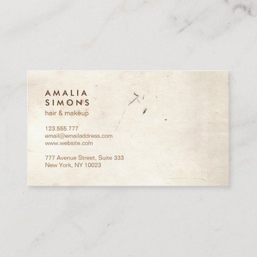  minimalistische Visitekaartjes (Achterkant)