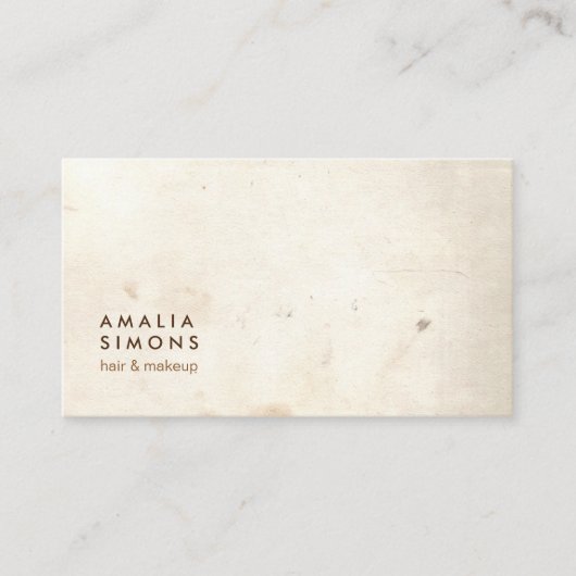  minimalistische Visitekaartjes (Voorkant)