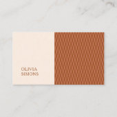 Minimalistische Visitekaartjes in boho-stijl. (Voorkant)