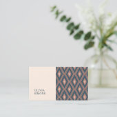 Minimalistische Visitekaartjes in boho-stijl. (Staand voorkant)