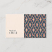 Minimalistische Visitekaartjes in boho-stijl. (Voorkant)