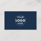 Minimalistische Visitekaartjes | QR-code & Logo | (Achterkant)