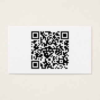 Minimalistische Visitenkarte (QR-Code und Name) Visitekaartje
