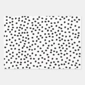 Minimalistische vlekken Eenvoudig Modern Schattige Inpakpapier Vel (Voorkant 3)