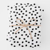 Minimalistische vlekken Eenvoudig Modern Schattige Inpakpapier Vel (In situ)