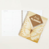 Minimalistische Vlinder Botanische Dagelijkse Orga Planner (Display)