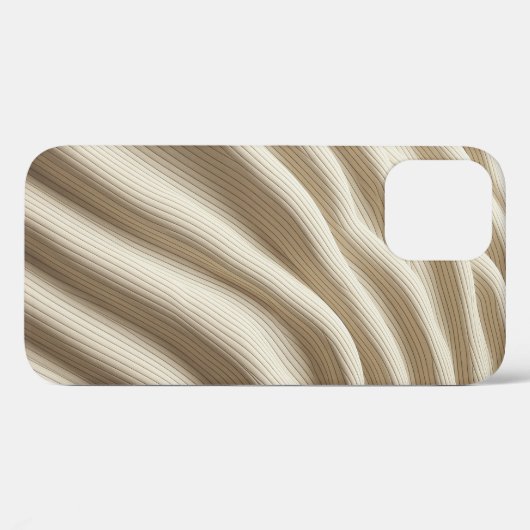 Minimalistische Vloeibare Golf Abstract Hoesje - E (Achterkant (horizontaal))