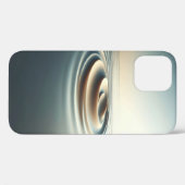 Minimalistische vloeibare rimpeling telefoonhoes C Case-Mate iPhone Case (Achterkant (horizontaal))