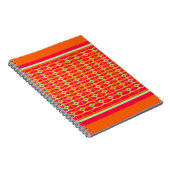 Minimalistische vogels op rooster notitieboek (Rechterzijde)