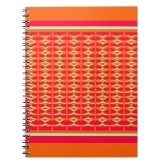 Minimalistische vogels op rooster notitieboek