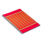 Minimalistische vogels op rooster notitieboek (Rechterzijde)