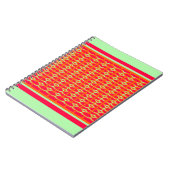 Minimalistische vogels op rooster notitieboek (Linkerzijde)