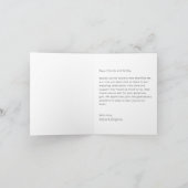 Minimalistische Volledige Foto Bruiloft Bedankt Ko (Binnen)