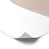 Minimalistische vormen Abstracte kunstschilderafdr Poster (Hoek)