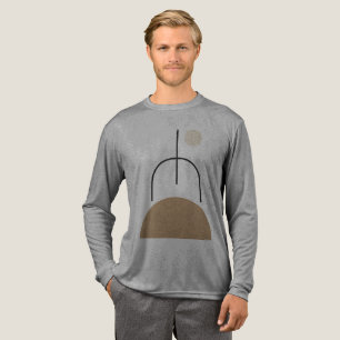 Minimalistische vormen Kunstwerk Mannen Tri-blend Shirt
