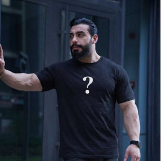 Minimalistische Vraagteken Mysterie T-shirt