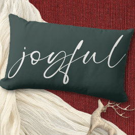 Minimalistische vreugdevolle moderne kalligrafie d kussen