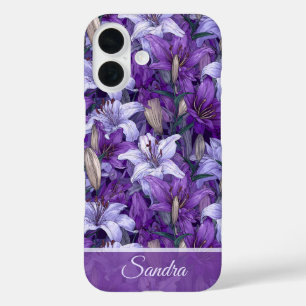 Minimalistische vriendin cadeau lelies bloemstuk o iPhone 16 hoesje