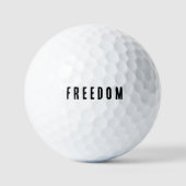 Minimalistische Vrijheid  Golfballen (Voorkant)