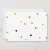 Minimalistische vrolijke één foto kerstkalligrafie feestdagenkaart (Achterkant)