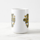 Minimalistische vrolijke inspirerende gids Bold Ar Koffiemok (Center)