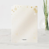 Minimalistische vrolijke kerst Kaart (Achterkant)