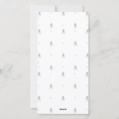 Minimalistische vrolijke kerstdagen 3 foto's moder feestdagenkaart (Achterkant)